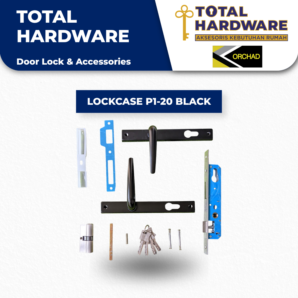 LOCKCASE HANDLE P1-20 BLACK ORCHAD