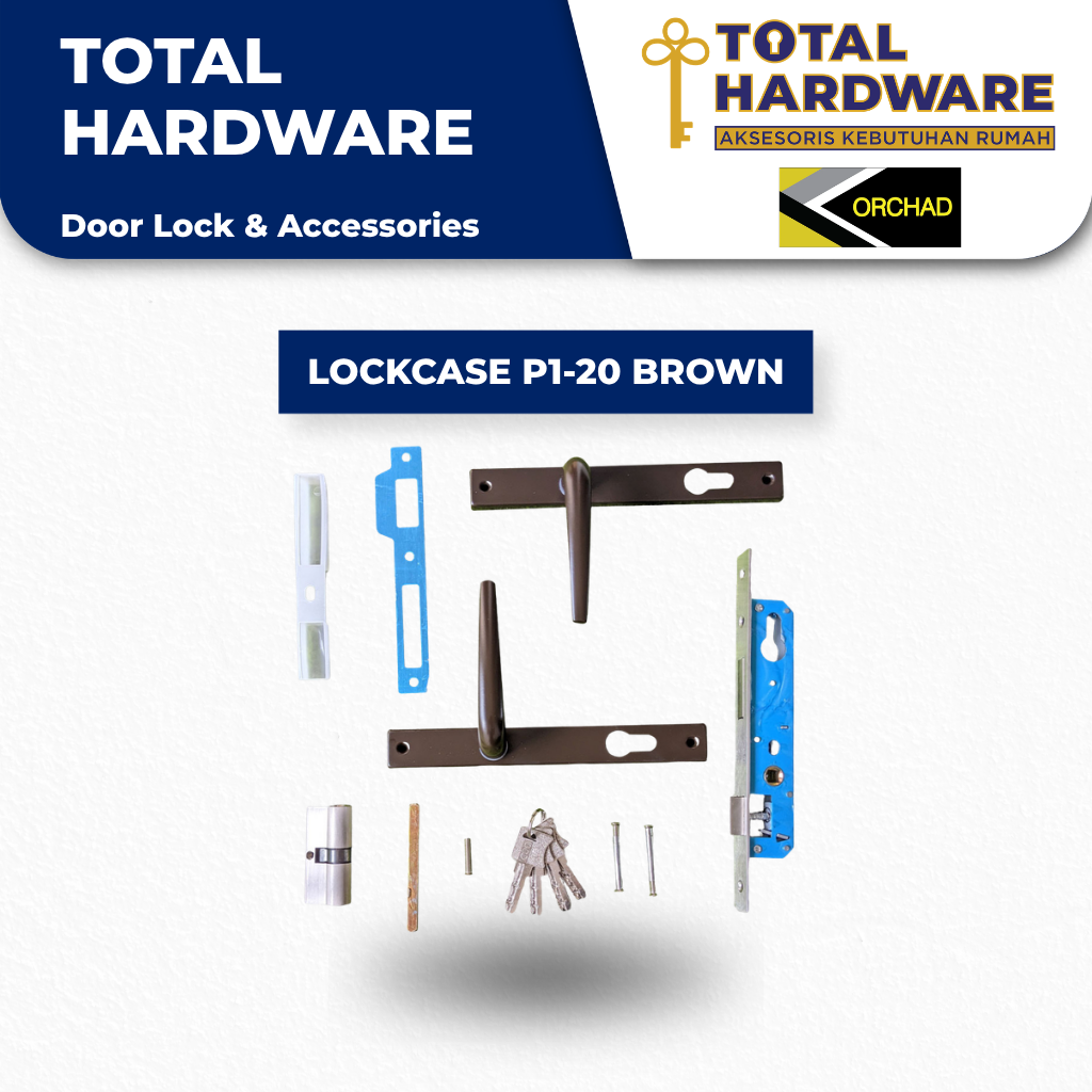 LOCKCASE HANDLE P1-20 BROWN ORCHAD