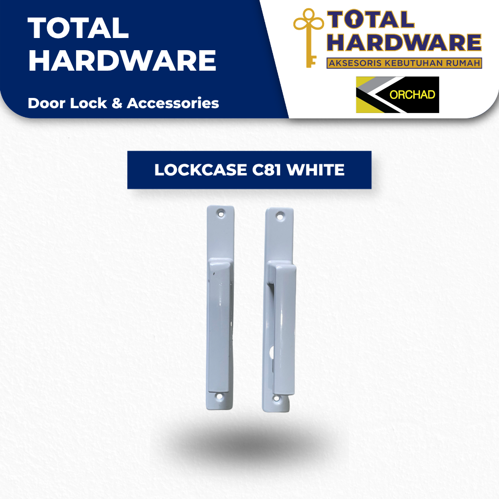 LOCKCASE HANDLE C81 WHITE ORCHAD