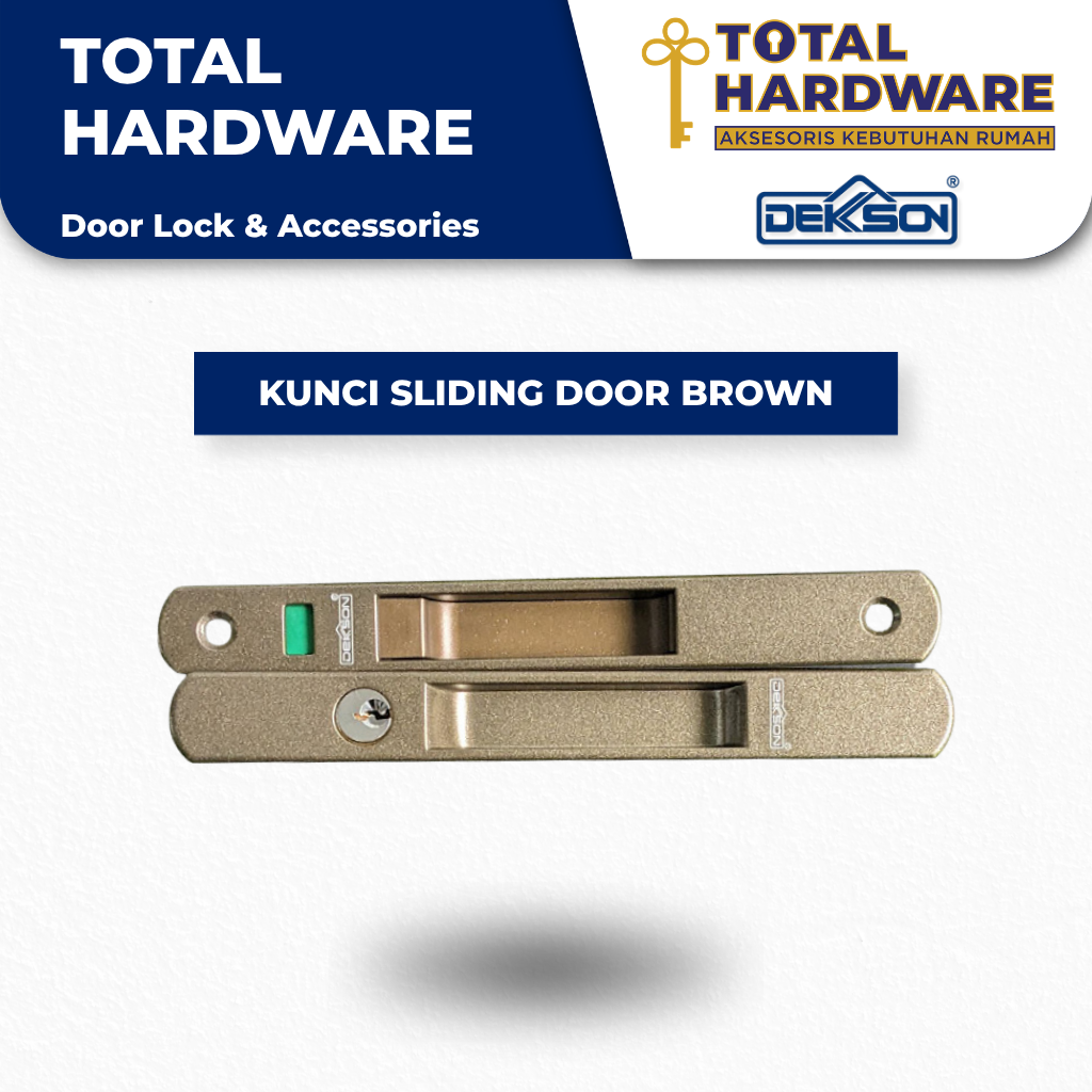 KUNCI SLIDING DOOR DEKSON BROWN