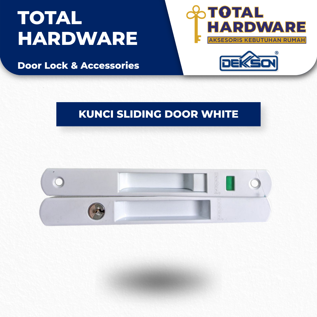 KUNCI SLIDING DOOR DEKSON WHITE