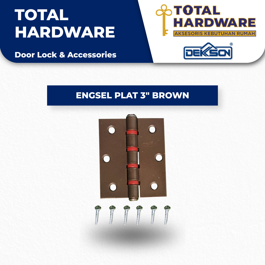ENGSEL PLAT 3" DEKSON BROWN