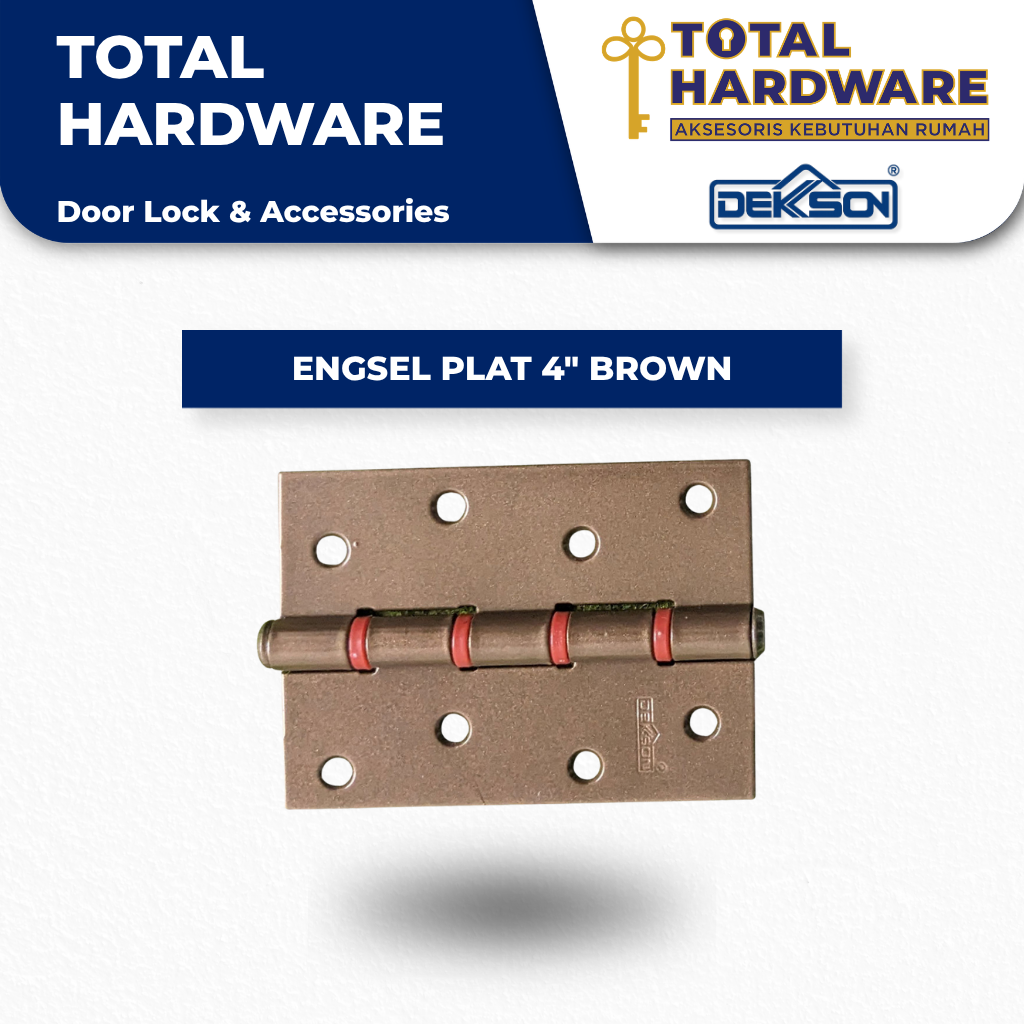 ENGSEL PLAT 4" DEKSON BROWN