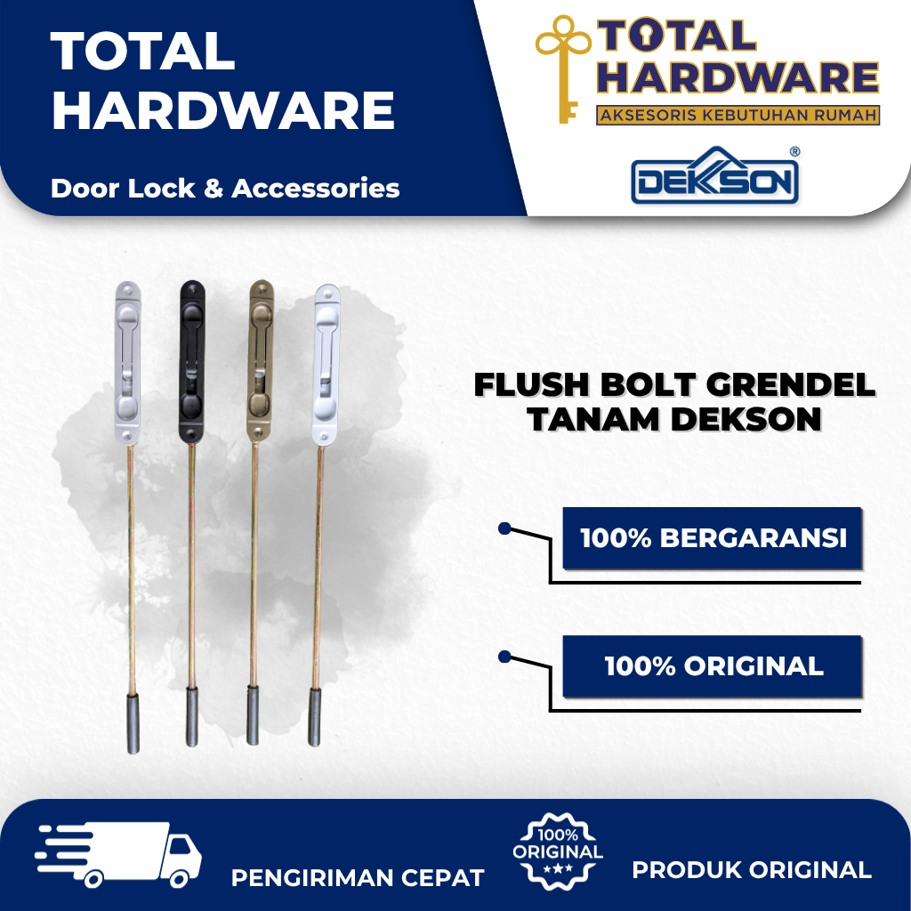 FLUSH BOLT GRENDEL TANAM DEKSON