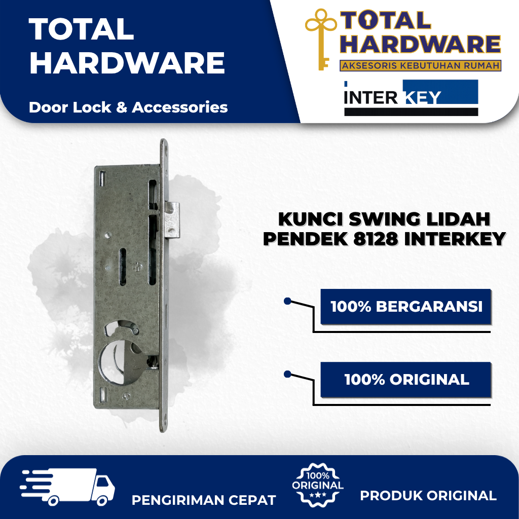 KUNCI SWING LIDAH PENDEK 8128 INTERKEY